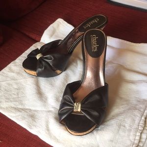 Charles by Charles David cork/snake/black  slings